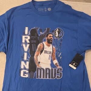 Blue Dallas Mavericks Irving Graphic T-Shirt